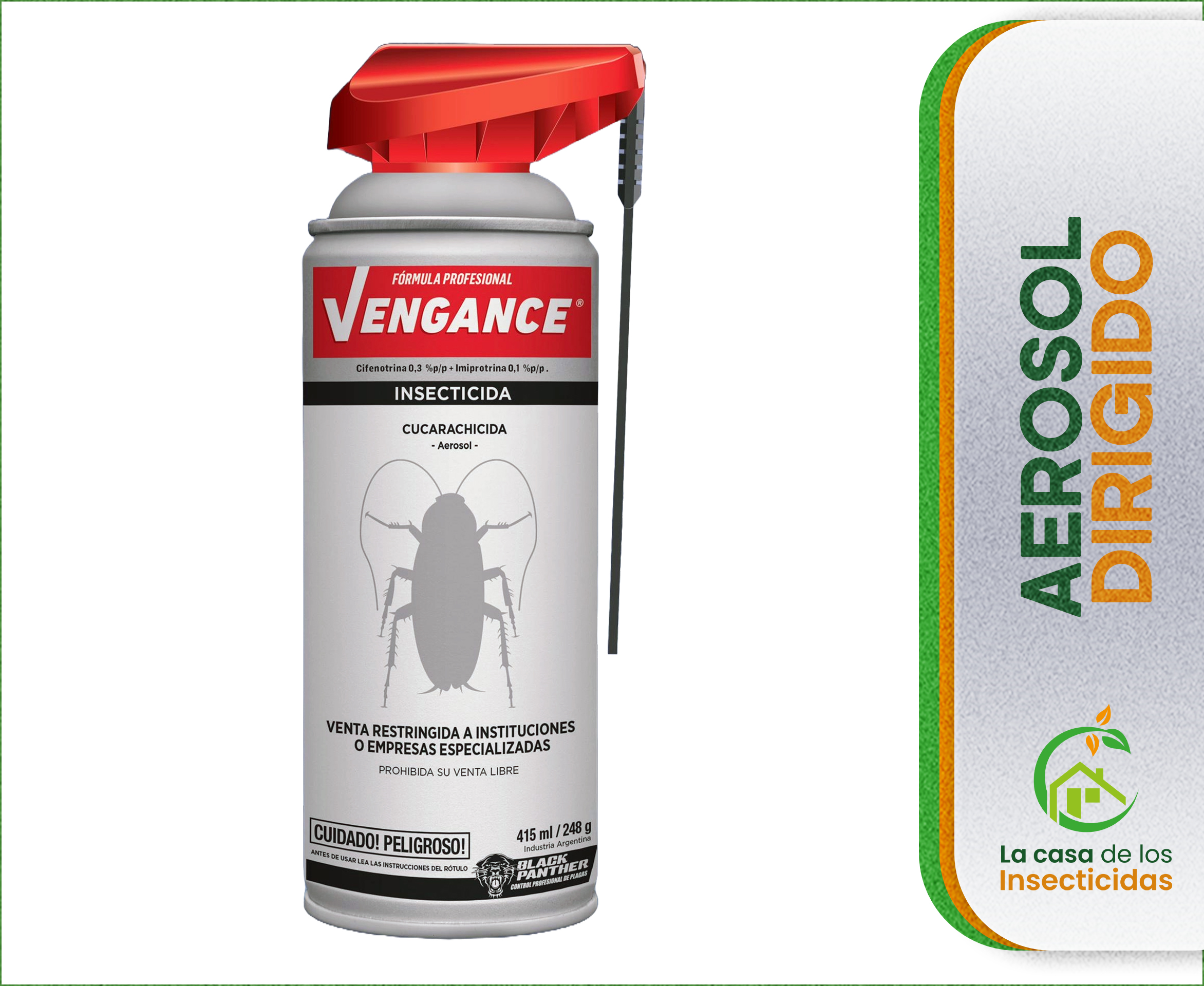 Vengance Insecticida Cucarachicida en Aerosol